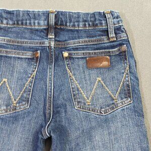 Wrangler Jeans Kid's Boys 12 Blue Retro Slim Boot Denim Western Cowboy